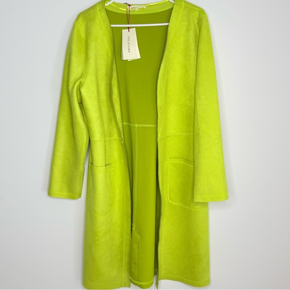 Solitaire Jackets & Blazers - Solitaire Vibrant Green Women's Cape